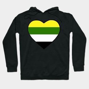 Pride Flag Heart Skoliosexual Hoodie